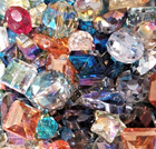 Glass Beads Austrian Czech Style Crystal Faceted 25pcs Bead Lot Large 12 - 20mm