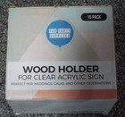 Tur Party Supplies 15 Pack 4 5 8  Wood Stands For Acrylic Sign
