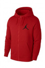 Men   s Jordan Red Tracksuit Set     Zip-up Hoodie   Joggers Streetwear