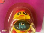 Vintage 1982 Ms Pacman Collectible Tomy Wind Up Toy On Card New Sealed