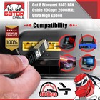 Cat 8 Ethernet Cable 40gbps Rj45 Lan Patch Cord Gold Plated High Speed Lot