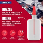 2-in-1 Clear Super Glue With Brush Applicator   Nozzle For Plastic Rubber Repair