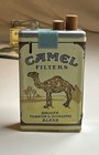 Vintage Lot Of Camel  2  Cigarette Lighters And Tin
