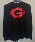 Nike Ncaa Georgia Bulldogs Dawgs On Top Long Sleeve T-shirt Black Red Mens L New