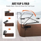 Uimoso Hot Tub Cover Lift 31 5-41 3 In Height Adjustable For Hot Tub Spa Bathtub