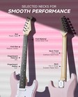      Donner Dst-80 Electric Guitar With Amplifier   Accessories Sss Pickup   Pink