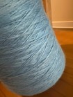 Soft Sky Blue Cone Peruvian Alpaca merino silk nylon Yarn  2weight 1lb 14oz