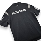 Mercedes Amg Petronas F1 Team Polo Shirt Mens Large Black Logo Racing Hugo Boss