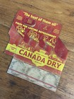 Vintage 1940s Canada Dry Beverages Soda Bottle Carton 6 Pack Carrier 