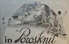 1910 Original Chalmers Porosknit Underwear Ad Naked Young Boys Skinny Dipping
