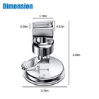 Adjustable Shower Head Holder Suction Cup Handheld Wall Mount Bathroom Bracket