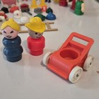 Vintage Toy Lot Playmobil 1974 Fisher Price Little People Playskool Mixed Bulk