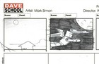 Mark Simon Hand Drawn Production Lego X-men Apocalypse Storyboard Page  ms
