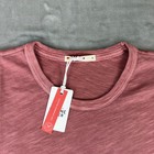 Marine Layer Vintage Heavy Slub Pocket Tee Mens Large Marsala Red Soft  54 Nwt