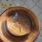 Vintage 1940s Turkish Copper Etched Artisan Hand Made Tray Middle Eastern