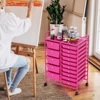 15-drawer Storage Rolling Cart  Multipurpose Utility Storage Cart