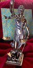 Fabulous Veronese Design Bronze Finish Lady Justice Statue Holding Scales