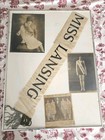 Antique 1927 Miss America Pageant Contestant Miss Lansing Winner Sash   Photos 