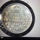 Canadian Five Cent 1908 Au 60  Small Eight Variety       