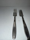 1847 Rogers Bros Ambassador 2 -dinner Forks 7 5    International Silver Plate        