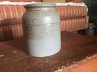 Vintage Williamsburg Va Early Style Stoneware Crock W iron Wash Decoration 