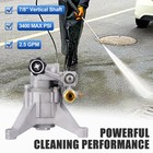 Pressure Washer Pump Vertical 7 8  Shaft Max 3400 Psi 2 5 Gpm Rear M22 Outlet