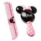 Home Bath Baby Girl Kids Toy Disney Minnie Hair Brush Comb Set Personal Care Fit