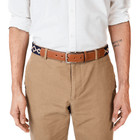 Woven Polo Belt Hand Made Lightweight Vegetable-tanned Leather Polo Belt Unisex