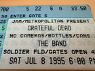 Grateful Dead Related 1995 Soldier Field Ticket Stub Chicago   Map The Band