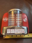 Vintage Coca Cola Musical Coin Bank Die Cast Tabletop Jukebox 1996