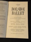 Bolshoi Ballet Metropolitan Opera House 1966 Vtg Booklet