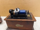 Vtg Antique Edison Standard Cylinder Phonograph Works W Horn Crank   1 Cylinder