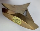 Vintage Gatco Taiwan Mid-century Modern Brass Sail Boat Nautical Paperweight Mcm