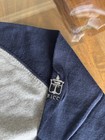 Nwt Men s Fairway   Greene Crew Neck Sweater  Size  L  Color  Gray navy  m7 9 