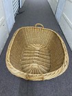Antique French Large Handmade Basket