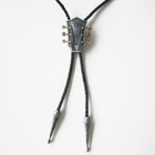 Country Music Guitar Head Western Cowboy Rodeo Bolo Tie
