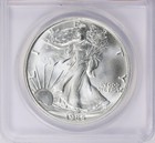 1985 Daniel Carr Overstruck Silver Eagle Anacs Ms 69 Fantasy Issue