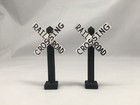 Railroad Crossing Signs   Set Of 2   Party   Cake Decorations   O Scale Trains