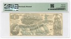 1862 Ct-45  1 The Confederate States Of America  ctft   Note - Pmg Cu 64