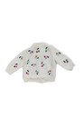Bonpoint Toddlers Long Sleeve Floral Print Cardigan Whit Size 6m