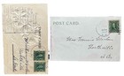 Greetings From Doland South Dakota Sd 2 Vintage Postcards forget Me Not   Pansy