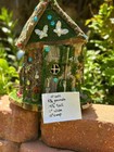 Fairy House Large Tree Stump  Fully Decorated And Lots Of Lights