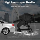 Baby Stroller High Landscape Infant Carriage Newborn Pushchair W  Foot Cover Cup