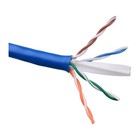 Belden 2412 006u1000 Cat6  Network Cable 4-pair U utp Cmr  23awg  1000 Ft  Blue