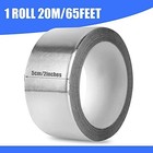 Aluminum Foil Tape 2  X 65ft   3 9 Mil High-temp Hvac Tape For Ductwork   Vents