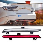 Clear Led Rear Bumper Reflector Lights For 10th Gen Honda Accord 2018-2022 Lamps