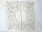 Old Wedding Hand Made Embroidered Bridal Linen Appenzell Handkerchief  2