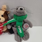Vintage Coca Cola Lot Of 5 Bears animals W tags And Coke Bottles 