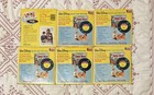 6- Vintage Kids Disney Pb   s 45 Rpm Vinyl Record   Book  Wizard Of Oz  Snow White