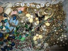 Vintage Now Estate Junk Drawer Jewelry Lot Harvest Craft Fix Lbs J2